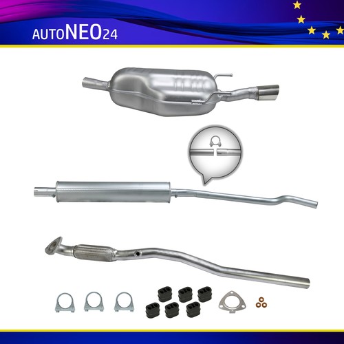 Komplette auspuffanlage opel - auspuffanlage,