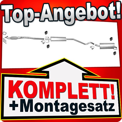 Auspuff für opel - astra, 1.6